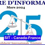 Lettre d´information Mars – 2024 SIT Canada-France